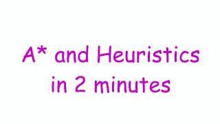 A* (A Star) Search and Heuristics Intuition in 2 minutes