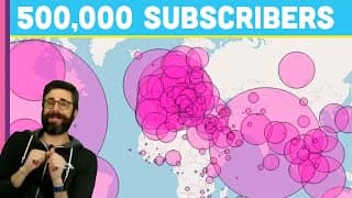 Coding Challenge #109: Visualizing 500,000 Subscribers