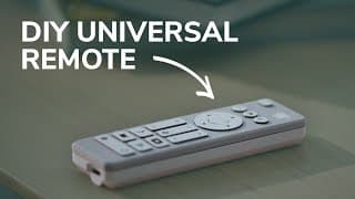My TV Remote Stopped Working… So I Made My Own.